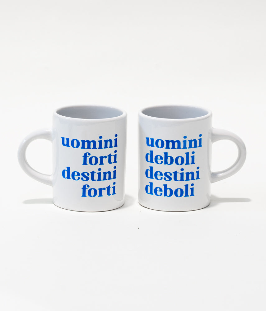 STRONG MEN Double! Pair of coffee cups