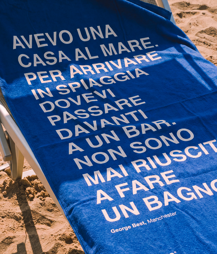 MAI FATTO UN BAGNO Telo mare