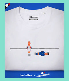 La testata - Tacchettee X CALCIATORIBRUTTI T-shirt stampata - Tacchettee