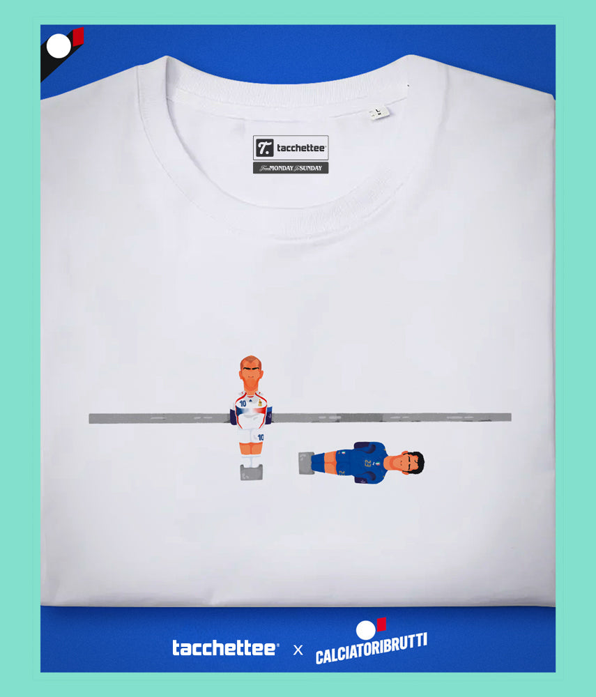 La testata - Tacchettee X CALCIATORIBRUTTI T-shirt stampata - Tacchettee