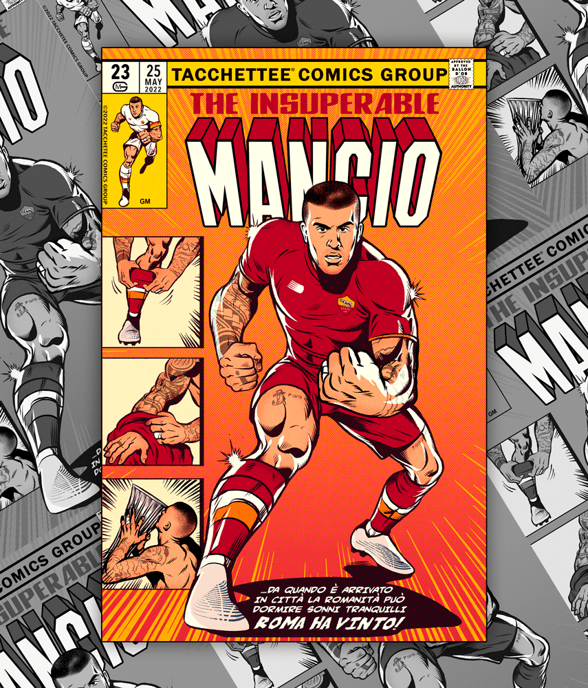 THE INSUPERABLE MANCIO T-shirt stampata - Tacchettee