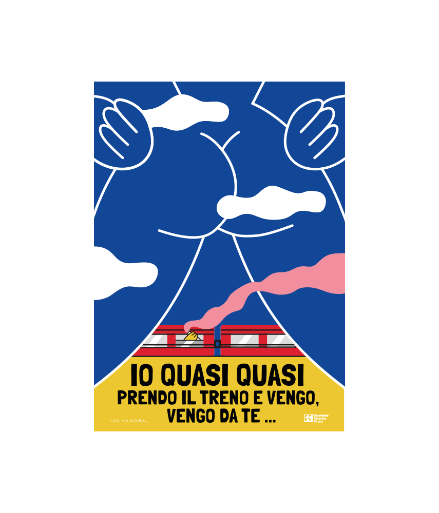 LE TRAIN DES SOUHAITS Affiche 50x70cm