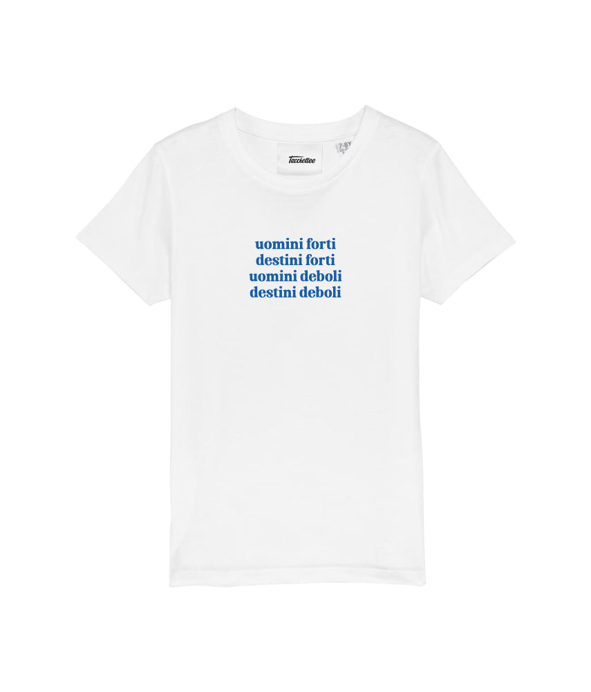 UOMINI FORTI Bimbo T-shirt stampata