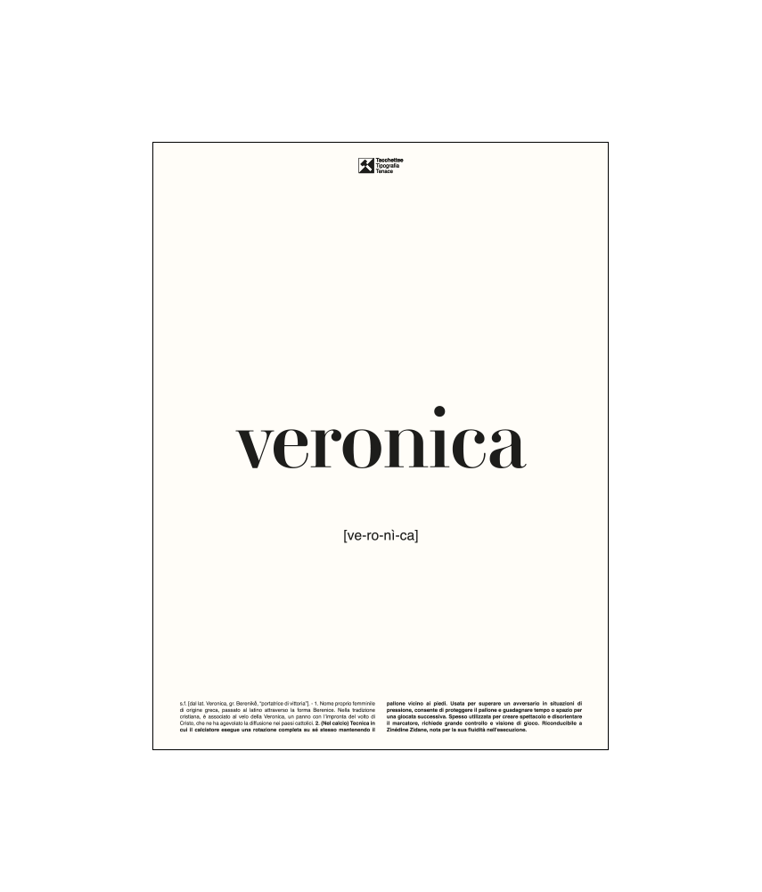 Affiche VÉRONICA 50x70cm