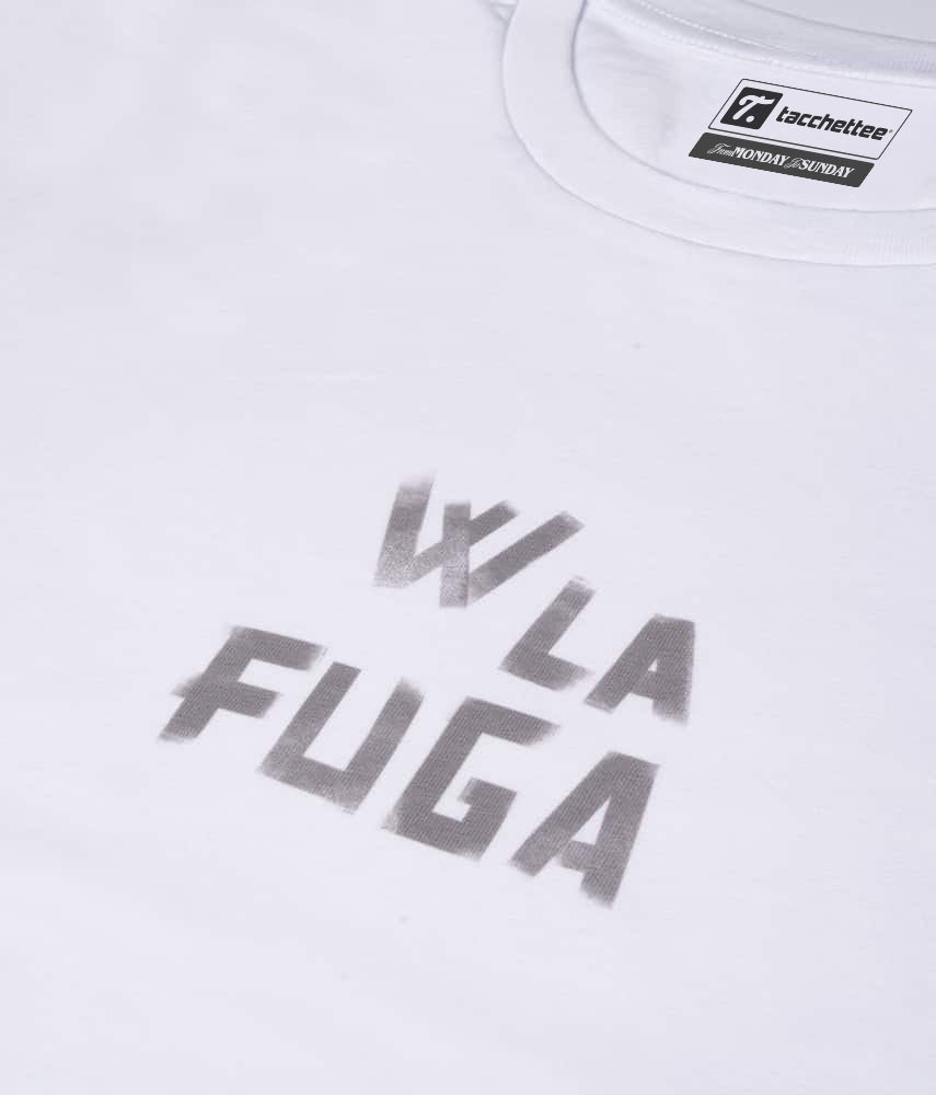 W LA FUGA T-shirt stampata - Tacchettee