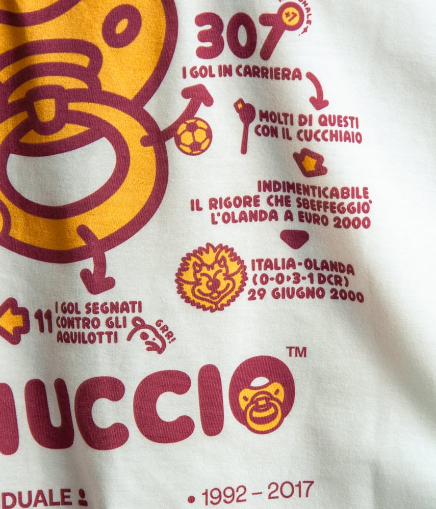 IL CIUCCIO Tacchettee X Ragù T-shirt stampata - Tacchettee