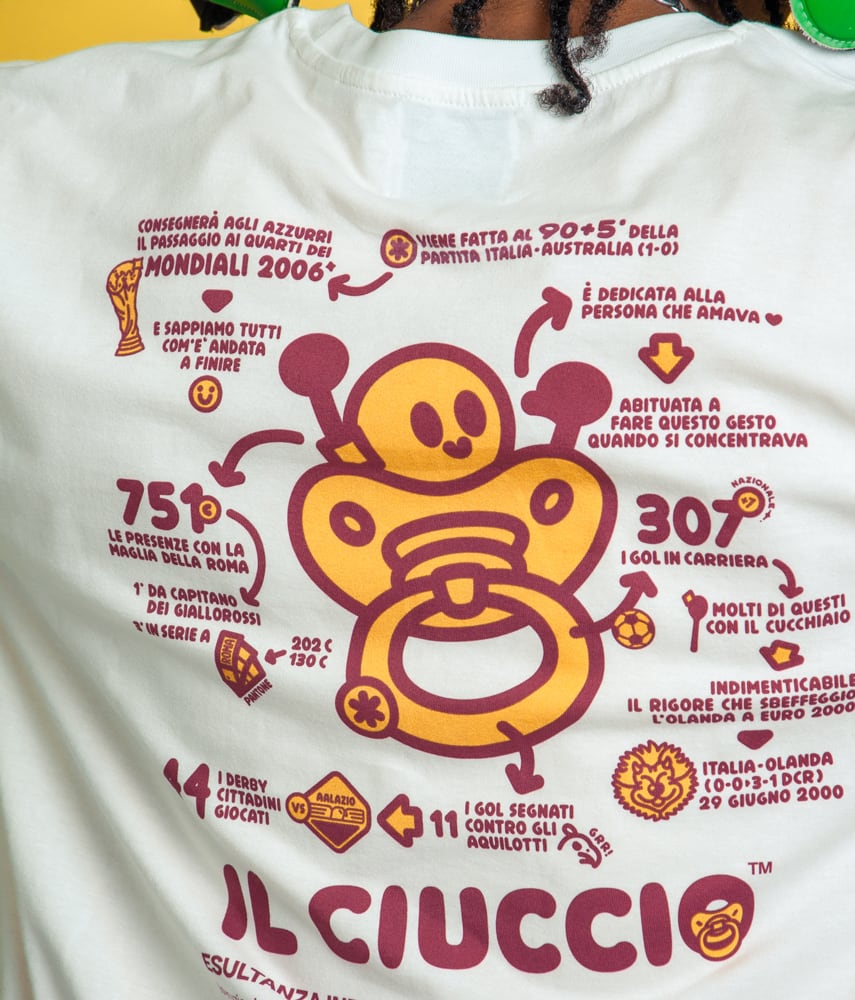 IL CIUCCIO Tacchettee X Ragù T-shirt stampata - Tacchettee