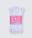 LA CALZE DEL MISTER x4 Calzini Pack Bianco - Tacchettee