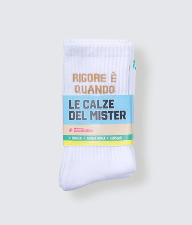 LA CALZE DEL MISTER x4 Calzini Pack Bianco - Tacchettee