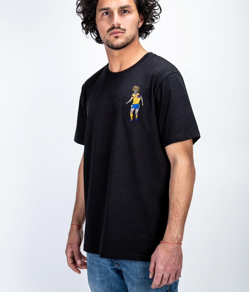 TULEEPANO BIONDO T-shirt ricamata - Tacchettee