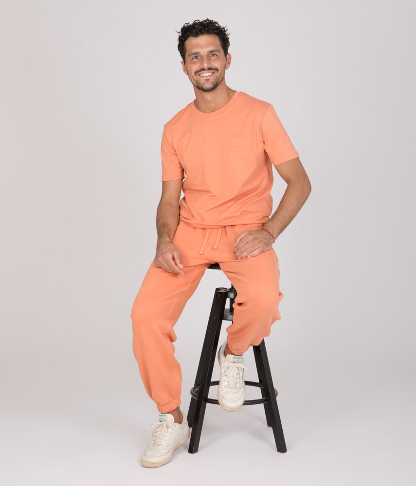 ESSENTIAL TRAMONTO SUPERSANTOS Joggers Ricamati Logo - Tacchettee