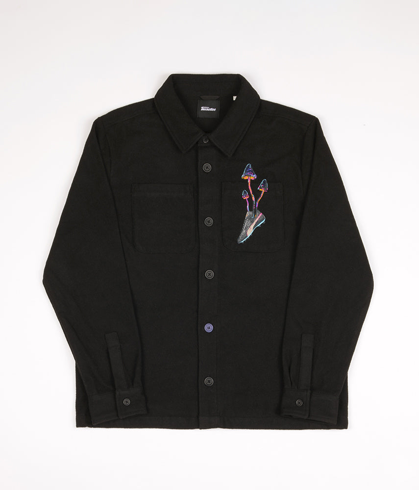 PURPLE HAZE Overshirt ricamata - Tacchettee