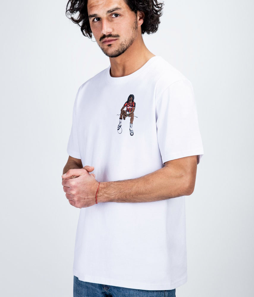 TULEEPANO NERO T-shirt ricamata - Tacchettee