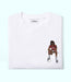 TULEEPANO NERO T-shirt ricamata - Tacchettee