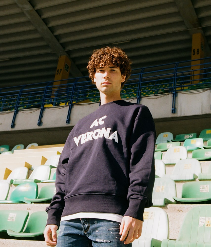 120 YEARS Tacchettee X Hellas Verona Crewneck sweatshirt