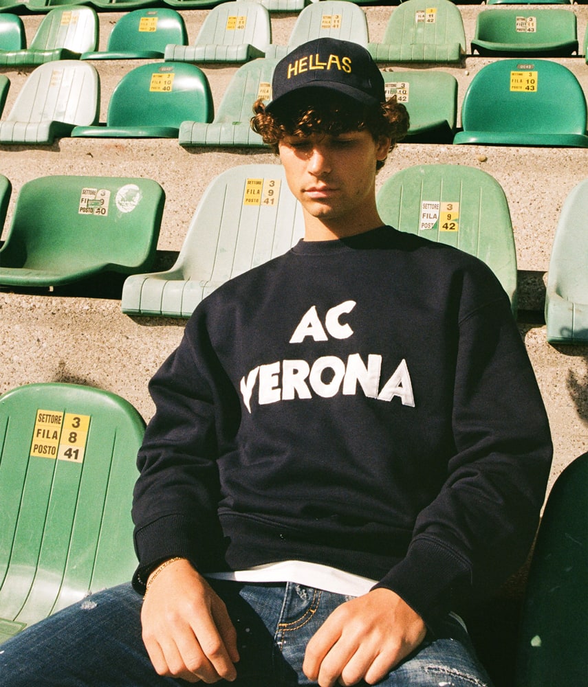 120 YEARS Tacchettee X Hellas Verona Crewneck sweatshirt