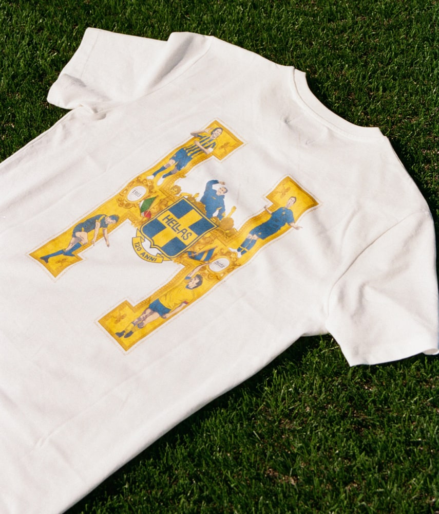 120 YEARS Tacchettee X Hellas Verona Printed T-shirt