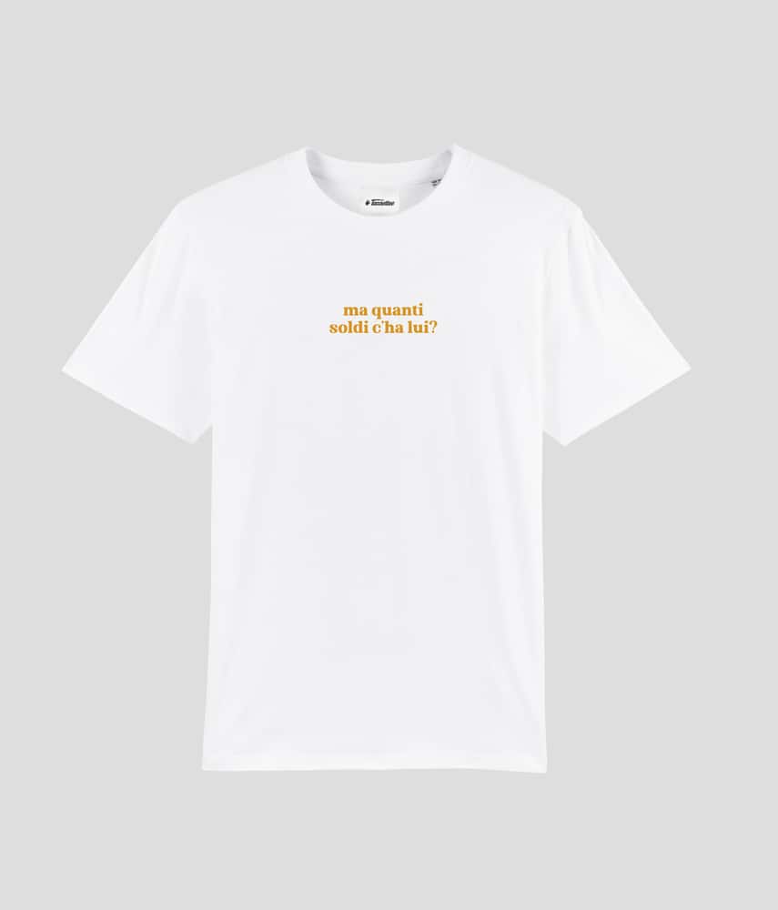 MA QUANTI SOLDI... T-shirt stampata - Tacchettee