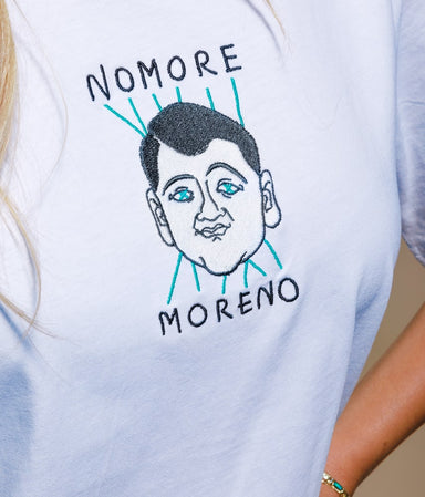 NO MORE T-shirt ricamata - Tacchettee