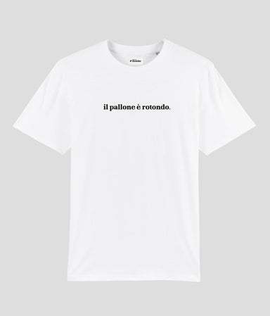 IL PALLONE È ROTONDO T-shirt stampata - Tacchettee