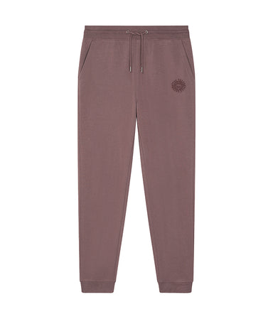 ESSENTIAL PRUGNA SUPERSANTOS Joggers Ricamati Logo - Tacchettee