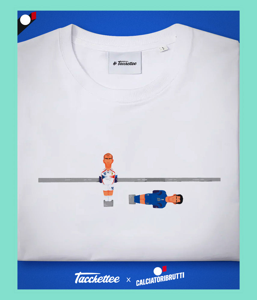 La testata - Tacchettee X CALCIATORIBRUTTI T-shirt stampata - Tacchettee