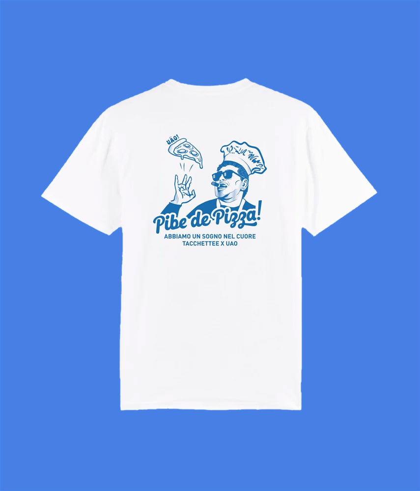 UÀO Edition PEEBE DE PIZZA Printed T-shirt